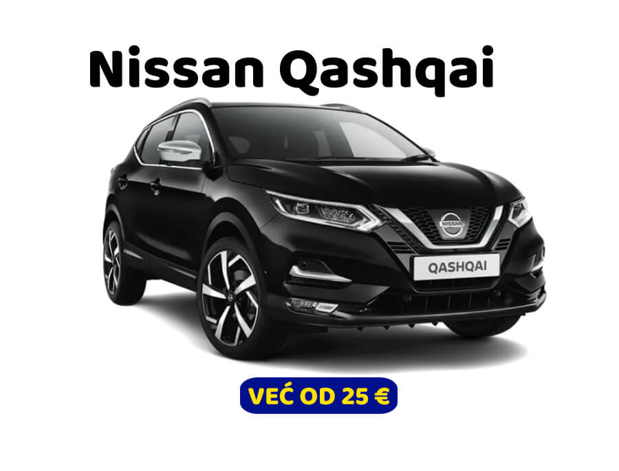 NISSAN QASHQAI sa cenom za najam