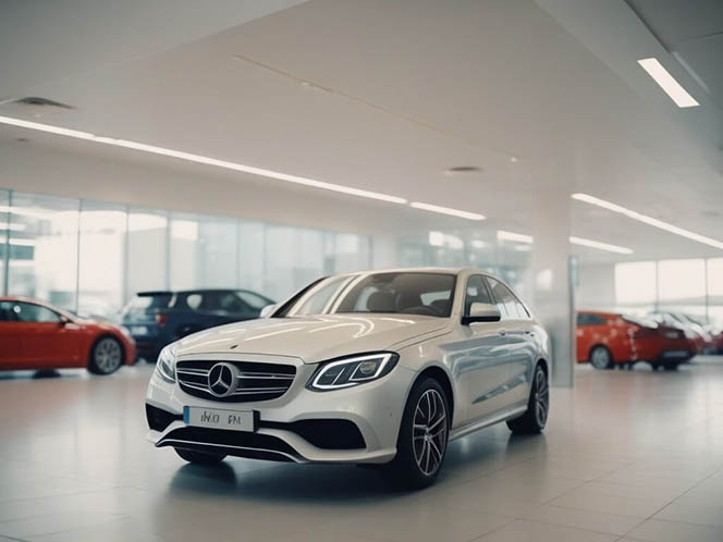na slici su automobili u zatvorenom prostoru